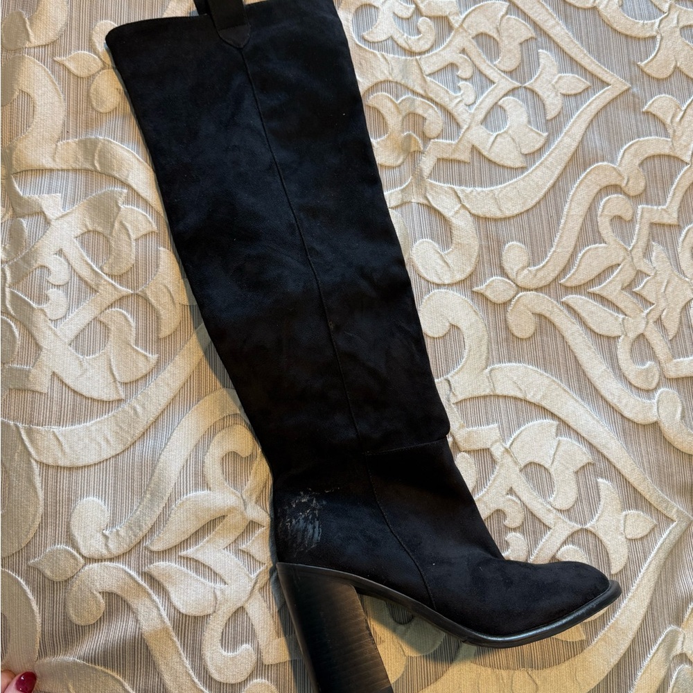 Very Volatile Black Heeled Boots